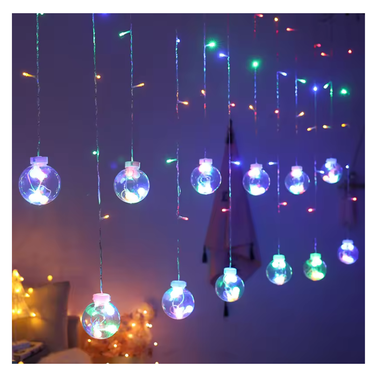 Esferas de Luces LED navideñas 3 metros