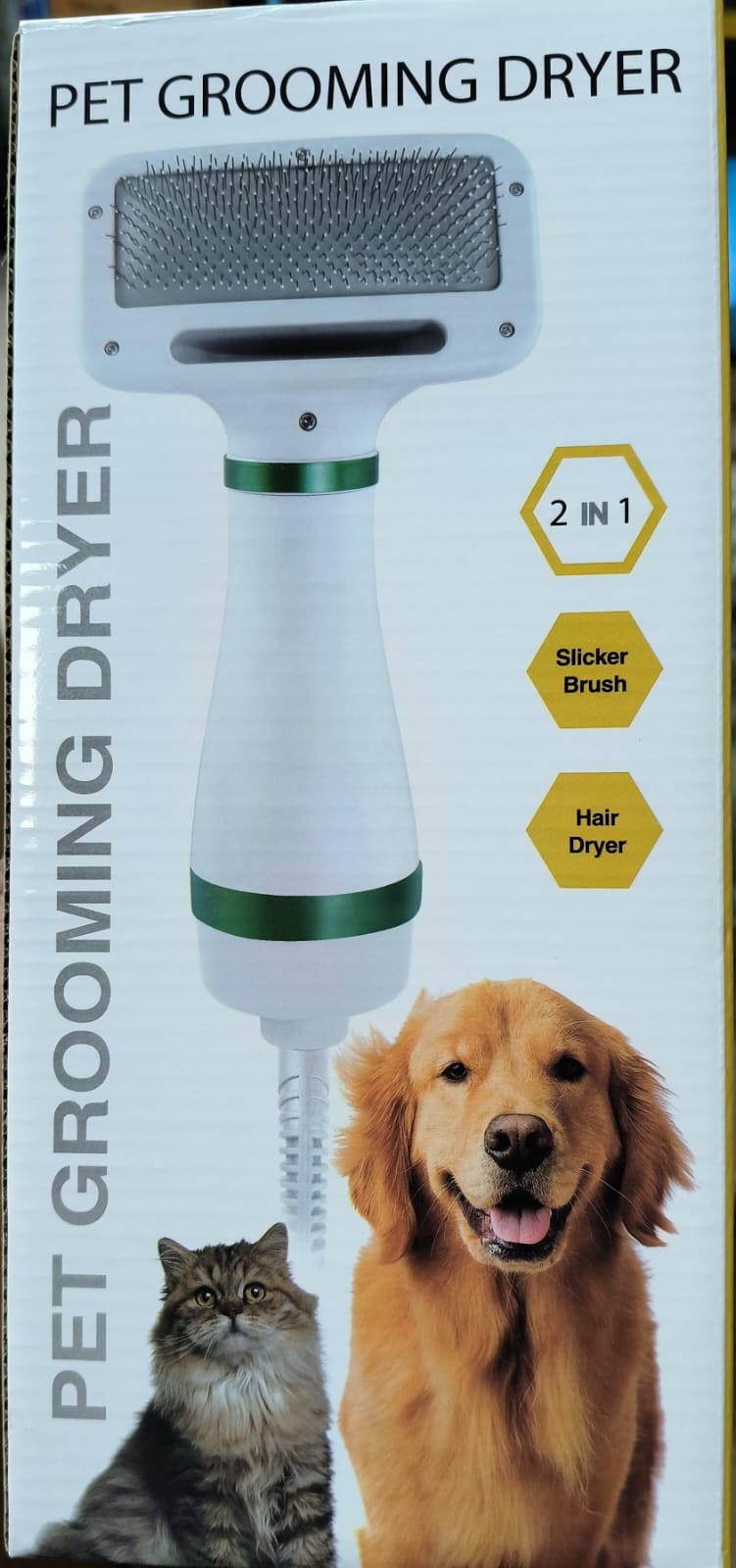 🐶Cepillo & Secador 2 en 1 para mascotas🐾